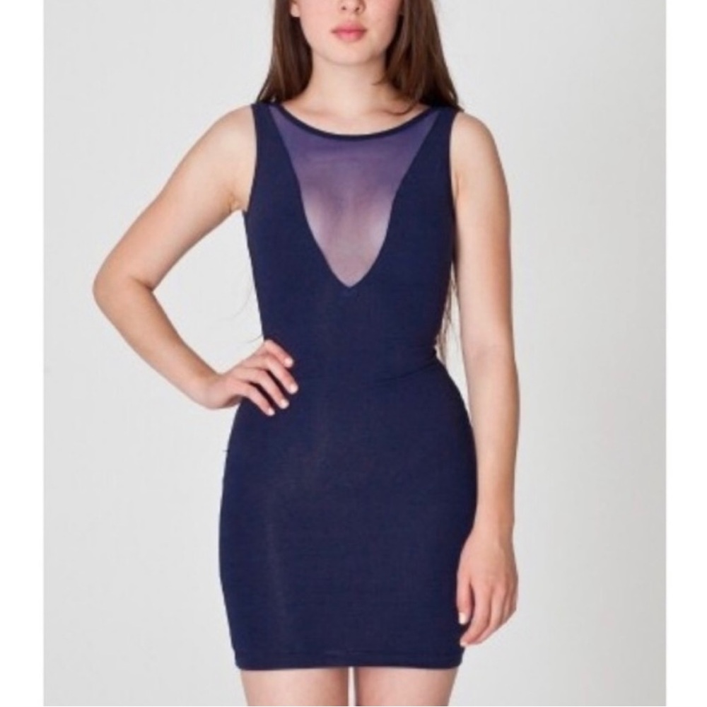 American Apparel Sheer V Tank Dress